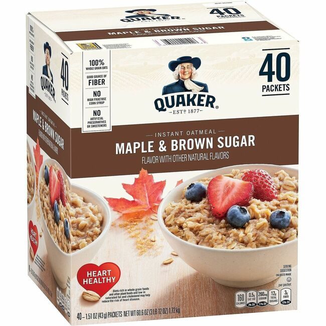 Varies / verify SKU SKU-LEVEL VERIFICATION REQUIRED Food Oatmeal Mpl 40 Count GRR22000754