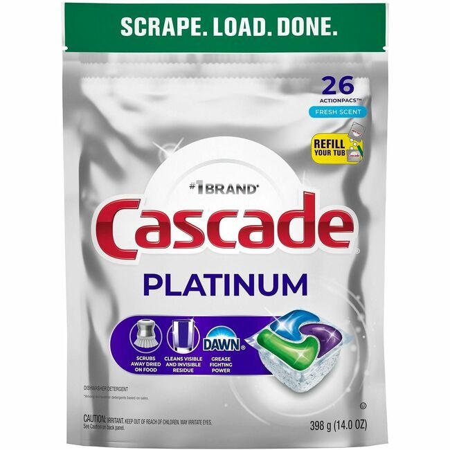 Procter & Gamble P&G Professional / product-specific brand Detergent Dw Cscd Plt 26PAC PGC15536CT