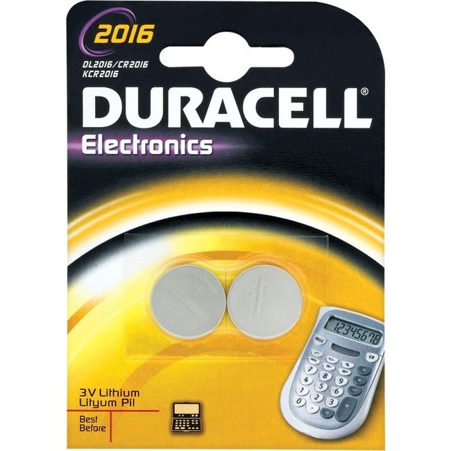 Duracell Battery Lithium Coin 2016 DURDL2016B2