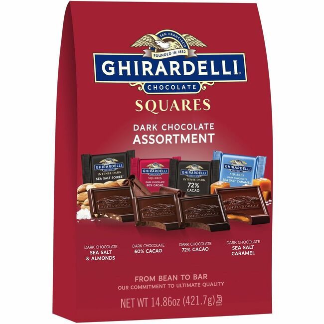 Lindt & Sprüngli Ghirardelli Candy Ghird Drk Ch 14.86OZ LND30001037
