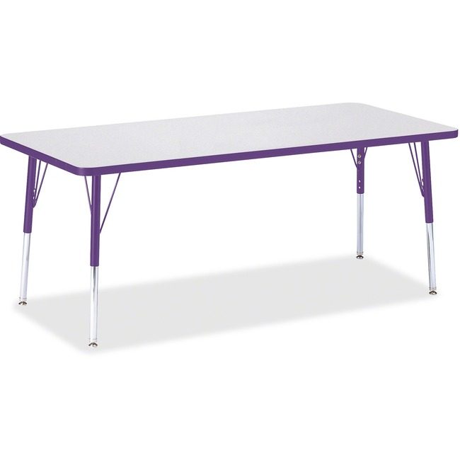 Jonti-Craft, Inc. Table Rectangle 30X72 Gy/Pe JNT6413JCE004
