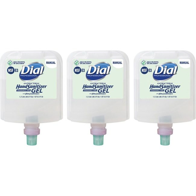 Henkel / Dial Professional Refill 1700 Gel Hndsn 1.2L DIA19708CT