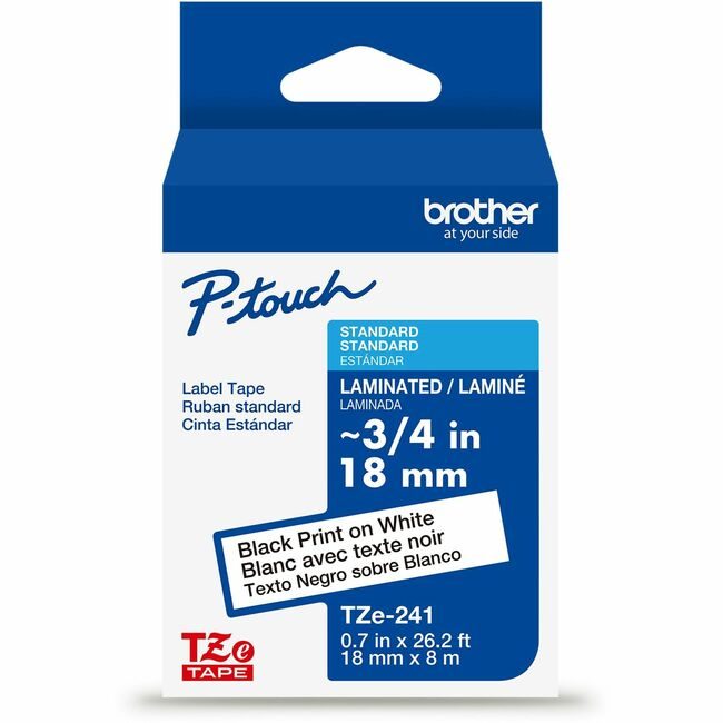 Brother International Cartridge Tape 3/4" Bk/We BRTTZE241G