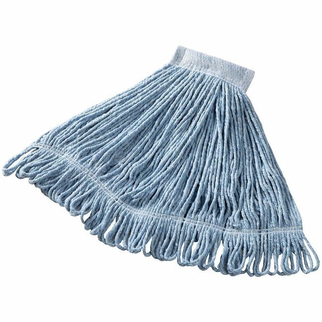 Rubbermaid Commercial Products Mop Blend Loop En Blue Wet RCPD25206BE