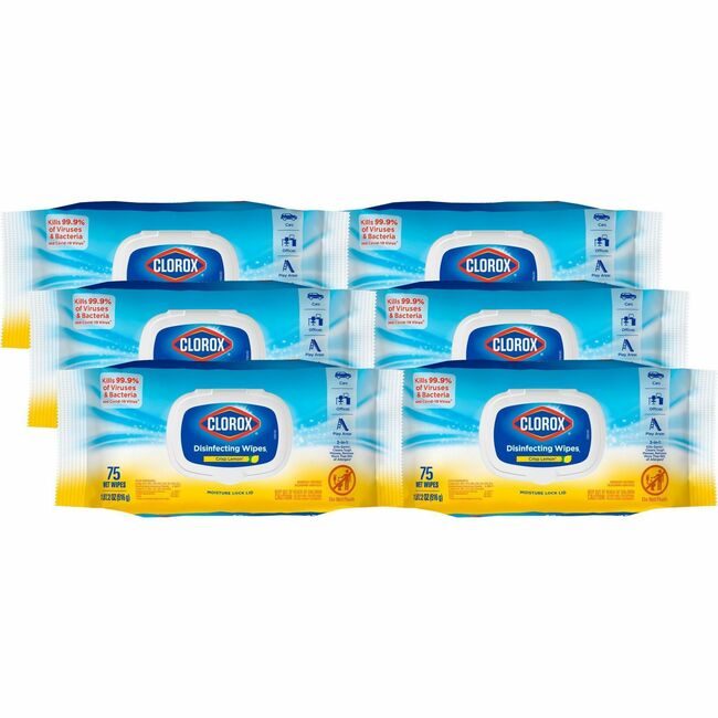 CloroxPro / Clorox The Clorox Company CloroxPro / Wipes Dsnfc Flxpk Crlmn CLO31404BD