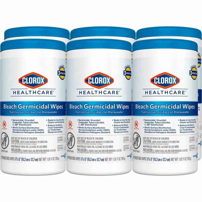 CloroxPro / Clorox The Clorox Company CloroxPro / Wipes Germicidal Small CLO30577PL