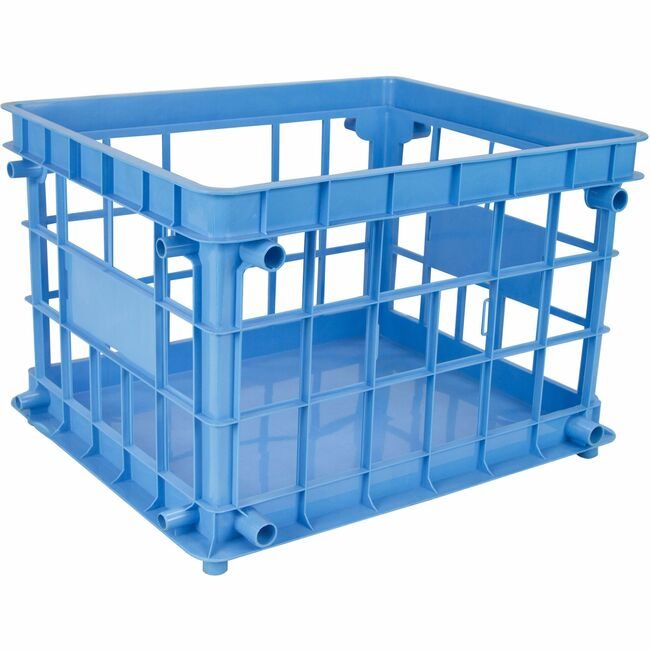 Storex Crate Standrd Plastic Large Assorted STX61473U03C