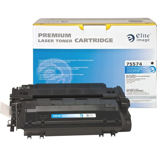 Elite Image Crtdg HP CE255X Black Hy ELI75574