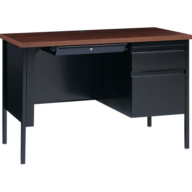 Lorell Desk 24X45.5 Sngl Bk/Wal LLR66948