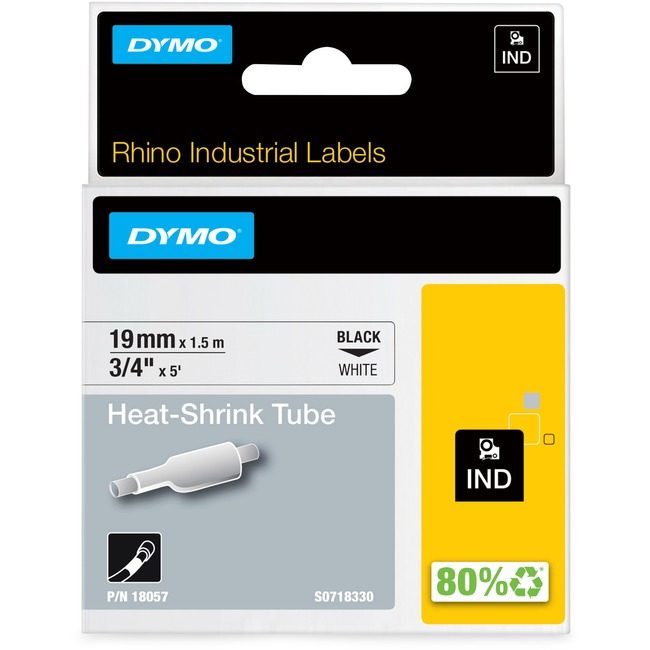 Newell Brands DYMO Label Heatshrnk Tubeg 3/4" DYM18057