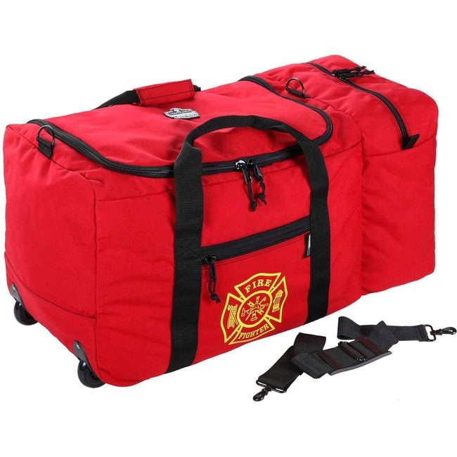 Ergodyne Gear Bag Wheeled F&R Red EGO13205