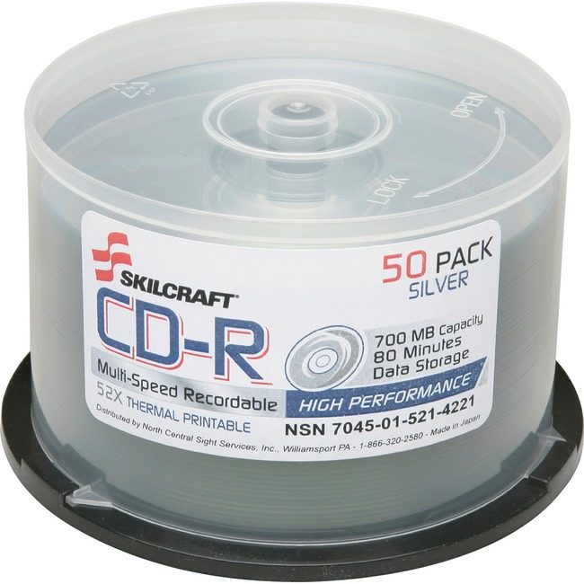 Varies / verify SKU SKU-LEVEL VERIFICATION REQUIRED Cd-R Recordable Slv 50/PK NSN5214221