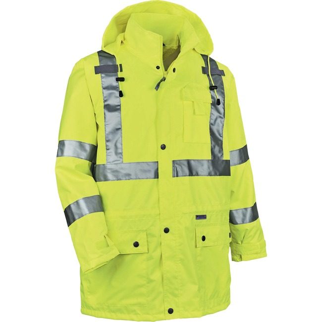 Ergodyne Rain Jacket L Lime EGO24324