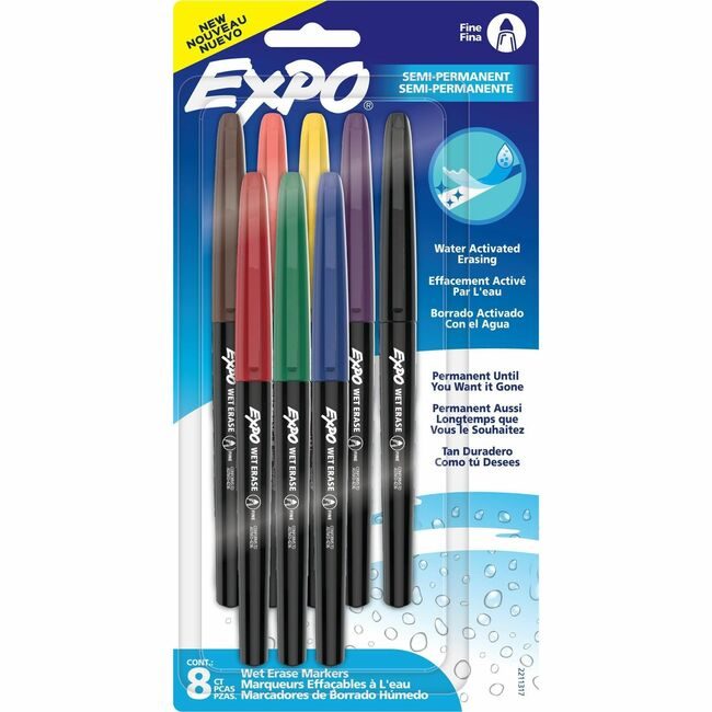 Sharpie / Expo / Prismacolor / Sanford Newell Brands / Sanford Sharpie / Expo / Prismacolor / Marker We Fn Assorted 8 Count SAN2211317