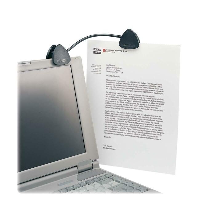 ACCO Brands Kensington Copyholder Flexclip Black KMW62081