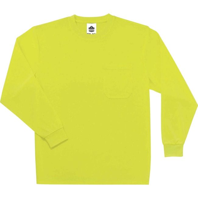 Ergodyne T-Shirt Long Sleeve S Lime EGO21582