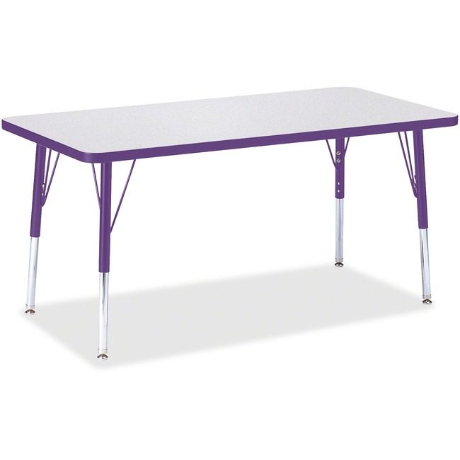 Jonti-Craft, Inc. Table Rectangle 24X48 Gy/Pe JNT6403JCE004