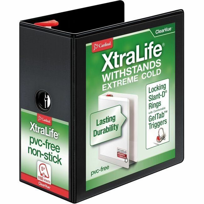 TOPS Products / Cardinal Brands Binder X-Life Dring 5" Black CRD26351CB