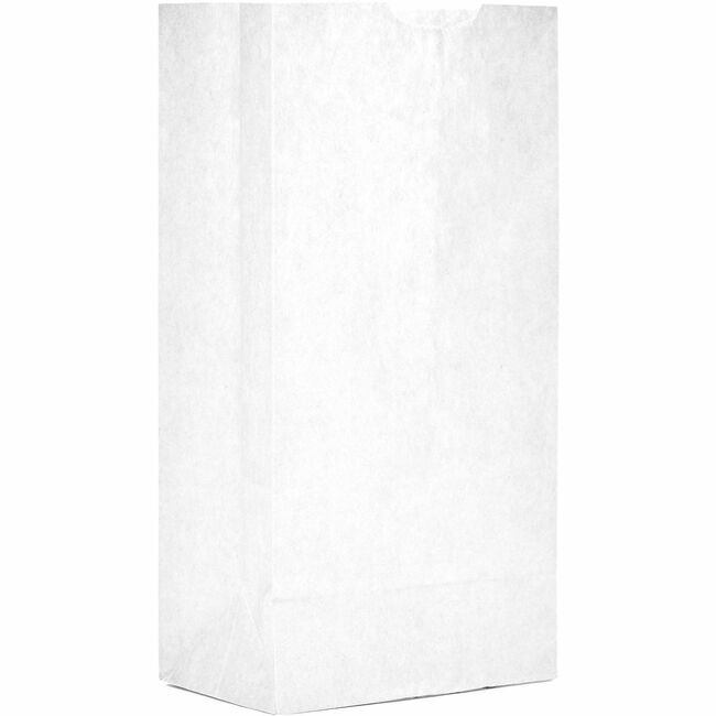 AJM Packaging Corporation BAG PAPER 4# WHITE AJMWB04NP5CES