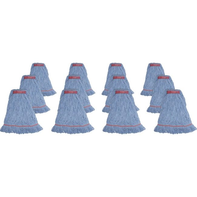 Genuine Joe Mop Large Blend Nrwband Blue GJOLBL1BCT