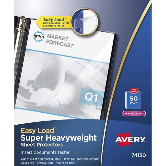 Avery Products Corporation Protector Sheet Sprhvy 50 Pack AVE74130