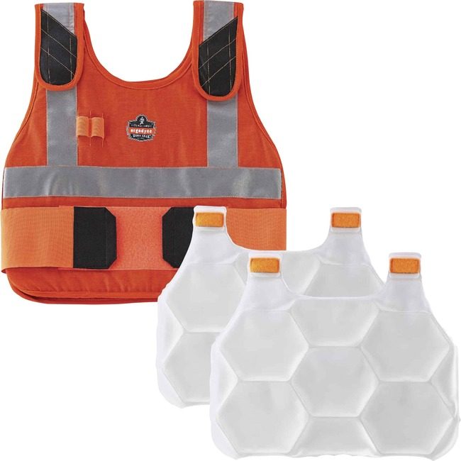 Ergodyne Vest Kit Cooling L/Xl Orng EGO12221