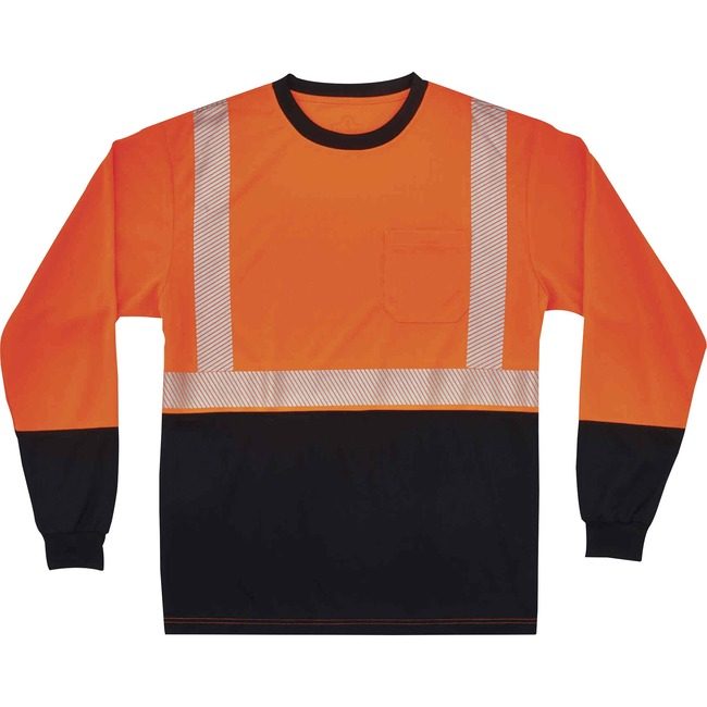 Ergodyne T-Shirt Long Sleeve 4X Orng EGO22688