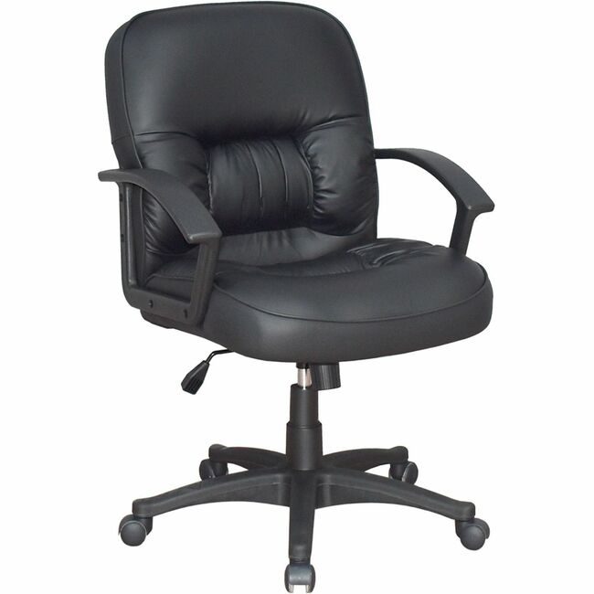 Lorell Chair Exec Lthr Md Back Black LLR60115