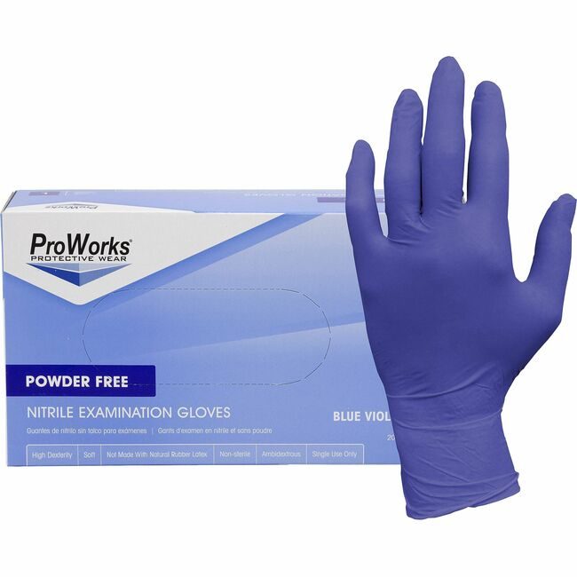 Hospeco Brands Group Glove Nitrile Exam 3M L HOSGLN125FL
