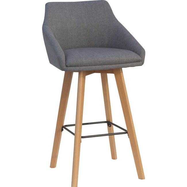 Lorell Stool Guest Uphol Wood Leg LLR68561