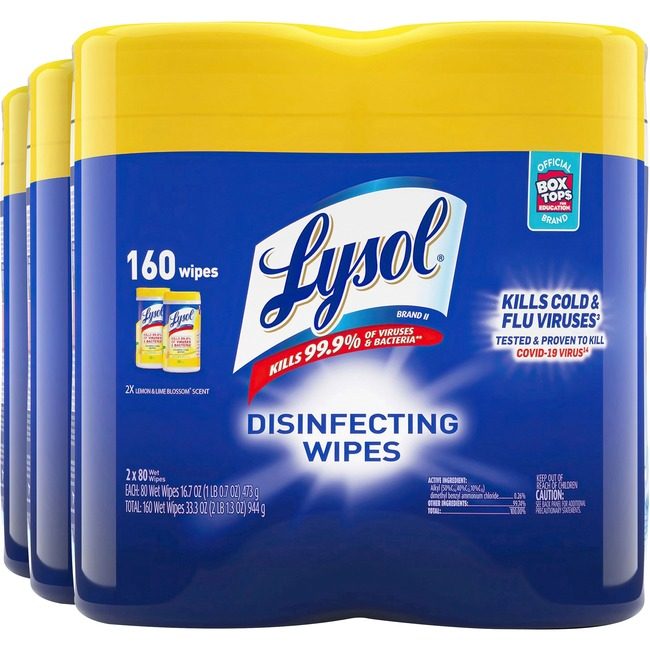 Reckitt Lysol / Resolve / Air Wick / Easy-Off / product-specific Wipes Disnfctnt 160 SHT Tub RAC80296CT