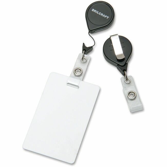 Varies / verify SKU SKU-LEVEL VERIFICATION REQUIRED Reel Card Id Retractable Black NSN5453657