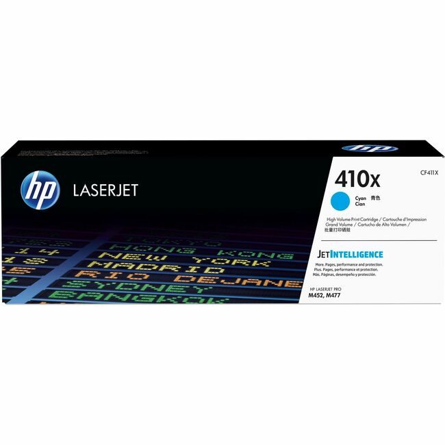HP Inc. / Hewlett-Packard Crtdg Lsr HP410X Cyan Hy HEWCF411X