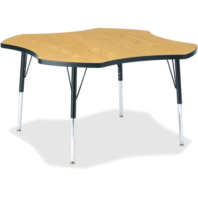 Jonti-Craft, Inc. Table Four Leaf 48" Ok/Bk JNT6453JCE210