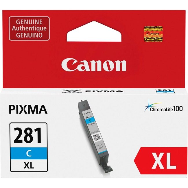 Canon U.S.A. Crtdg Ink Cyan XL CNMCLI281XLCY