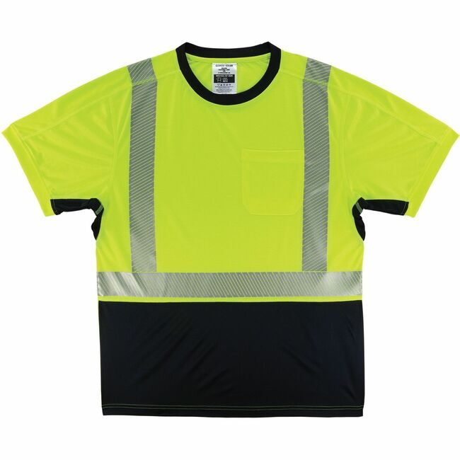 Ergodyne Shirt Work Hi-Vis Lime 4X EGO23508
