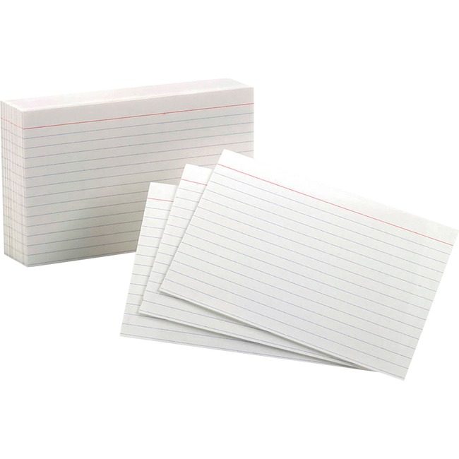 TOPS Products / ACCO legacy Oxford Card Index Ruled 4X6 8PT We OXF41