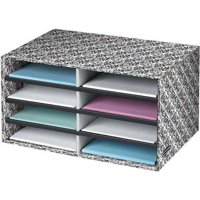 Fellowes Brands Sorter Brocade Letter Black FEL6171301