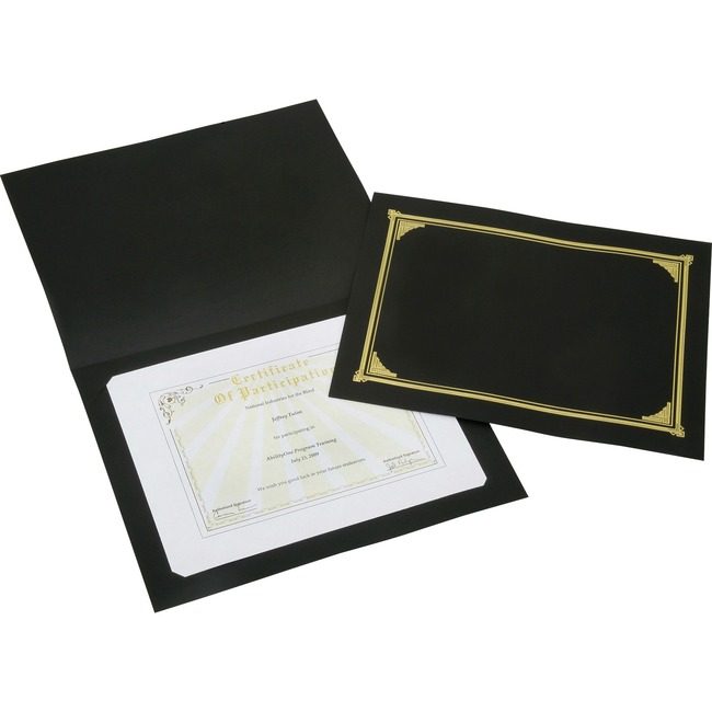 Varies / verify SKU SKU-LEVEL VERIFICATION REQUIRED Cover Cert/Doc Gold Foil Black NSN5195770