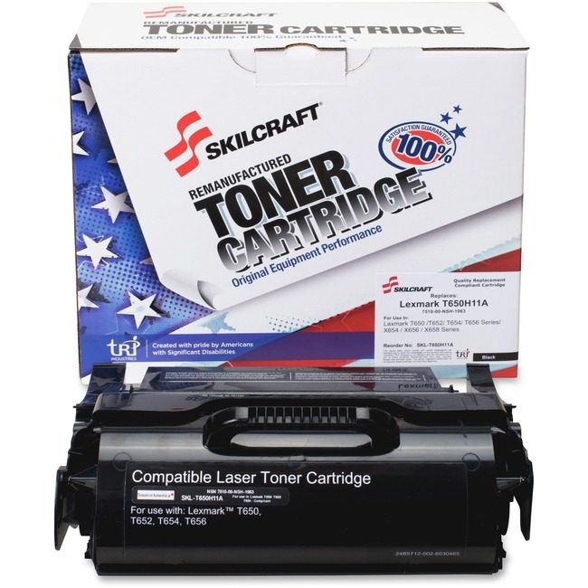 Varies / verify SKU SKU-LEVEL VERIFICATION REQUIRED Toner Remanuf Lexmark T650 NSN6419547