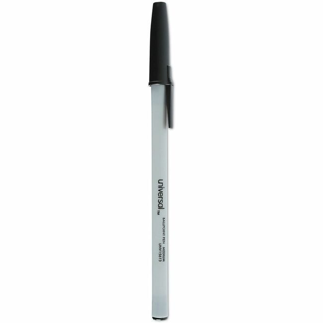 Universal Office Products Pen Ballpt Medium 60/PK Black UNV15613