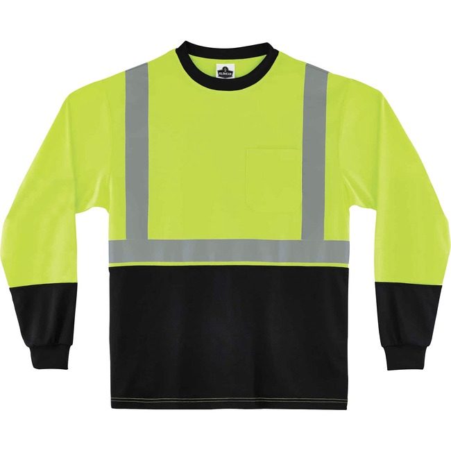 Ergodyne T-Shirt Long Sleeve 5X Lime EGO22709