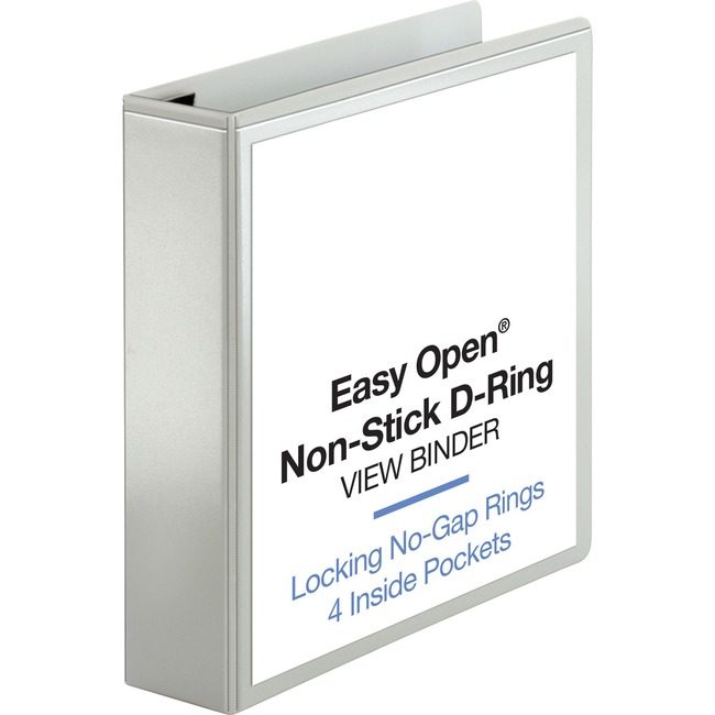 Business Source Binder View D-Ring 2" We BSN26959