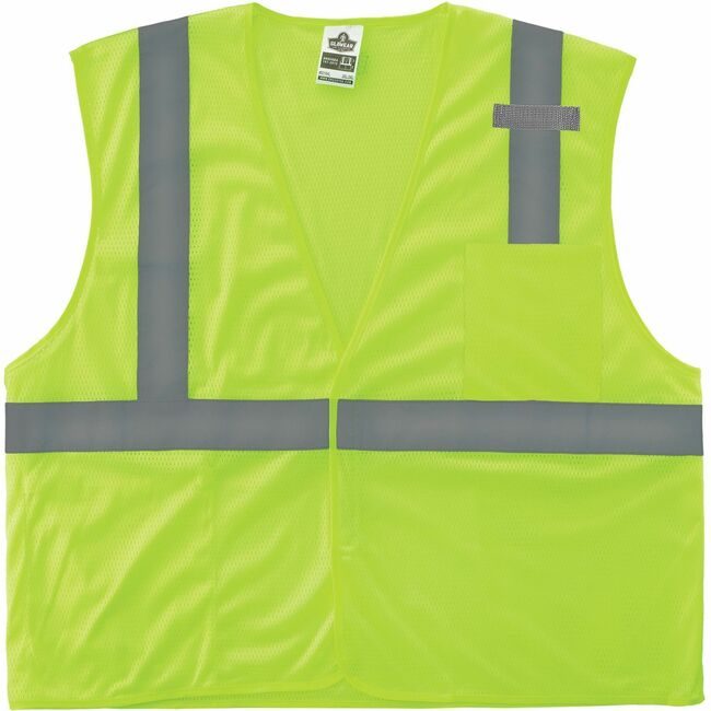 Ergodyne Vest Econo Mesh Hl Lime 4X EGO24528
