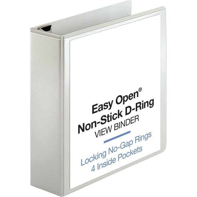 Business Source Binder View D-Ring 3" We BSN26961