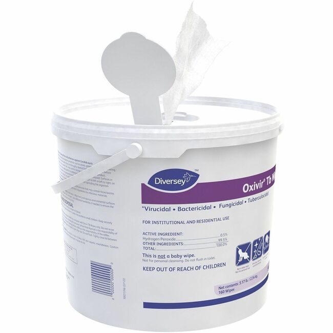 Diversey Disinfectant Wipe Tub 160 Count DVO5627427CT