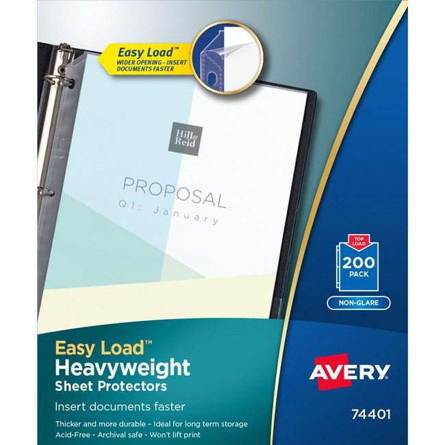 Avery Products Corporation Protector Sheet Nongl Hvywt AVE74401