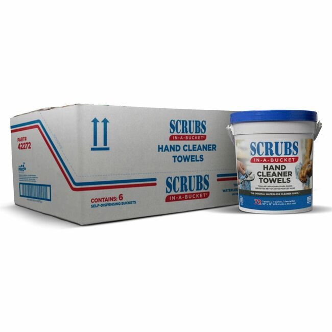 ITW Pro Brands / Dymon Wipes Scrubs Inabucket 72 Count ITW42272CT