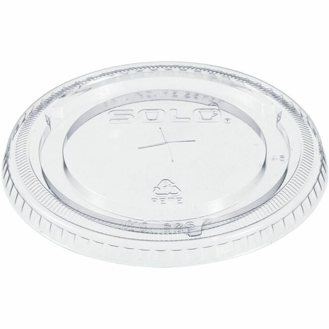Dart Container Corporation Solo Lid Slotted Straw Clear SCC626TS