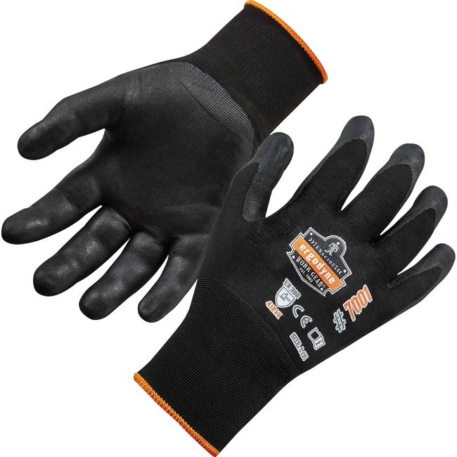 Ergodyne Gloves Nitrile-Coated XL Black EGO17955